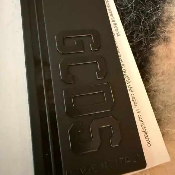 GCDS Black and Cream Mens Sweater - Picture 7 of 11